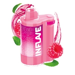 Одноразовый POD INFLAVE SPIN 8000 - Малиновый Лимонад
