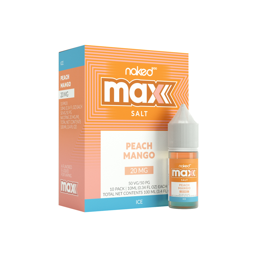 Жидкость Naked MAX SALT - Ice-Peach Mango, 10 мл (МТ)