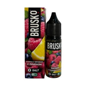 Жидкость Brusko Salt (Chubby) Малина с черникой и лимоном