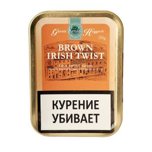 Табак трубочный Gawith & Hoggarth 50 гр - Brown Irish Twist (банка)