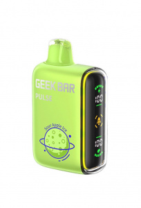 Одноразовый Pod Geek Bar Pulse 12000 - Кислое яблоко Лёд МТ