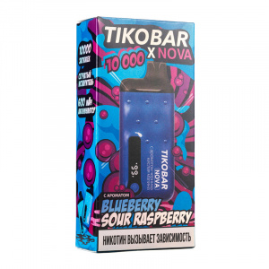 Одноразовый Pod Tikobar NOVA X10000 - Blueberry Sour Raspberry