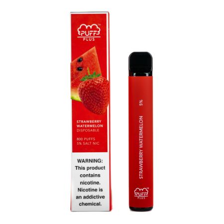 Одноразовый POD Puff Bar Plus Watermelon Strawberry