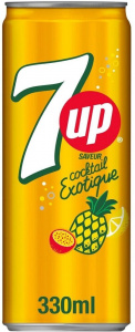 Газ.вода 7UP Coctail Exotique 330 мл ж/б