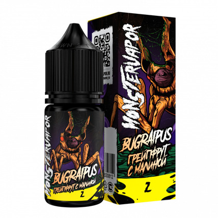 Жидкость Monstervapor Salt - BUGRAIPUS (грейпфрут с малиной)