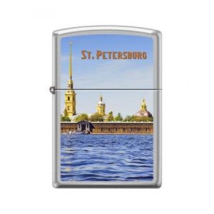 Зажигалка бензиновая ZIPPO 205 PETER PAUL FORTRESS