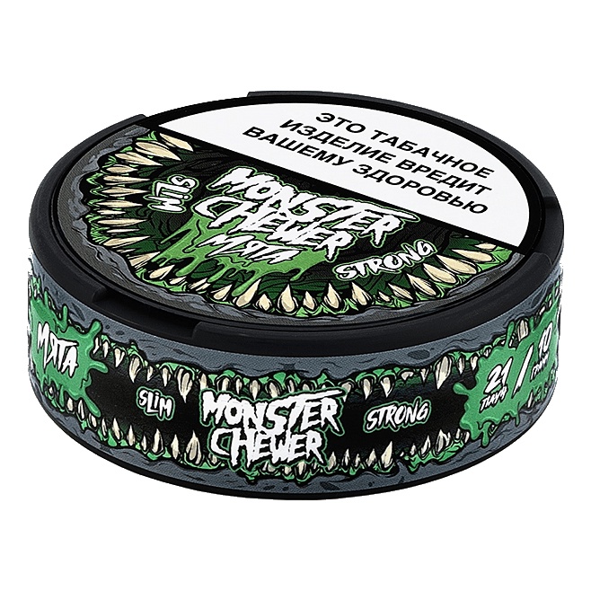 Жевательный табак Monster Chewer Slim (10гр) - Мята