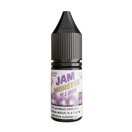 Жидкость Jam Monster SALT - Pb &amp; Jam Grape, 10 мл (МТ)