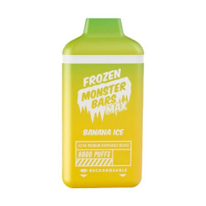 Одноразовый POD Monster Bars V2 6000 - Banana ICE 