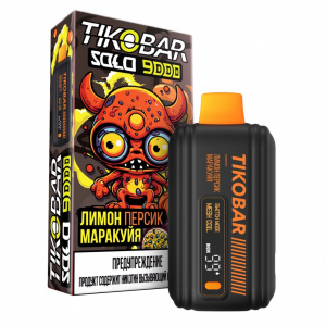 Одноразовый Pod TIKOBAR SOLO 9000 - Lemon Peach Passion Fruit