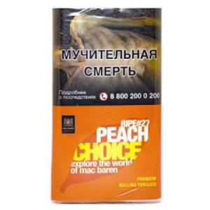 Табак для самокруток MAC BAREN Choice 40гр - Ripe Peach #27