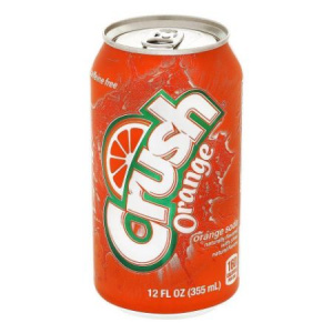 Газ.вода Crush Orange (Краш Апельсин) 0,355 ж\б