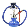 Кальян WATERPIPE Lotus 23см,1 шланг,цвет синий (30760)