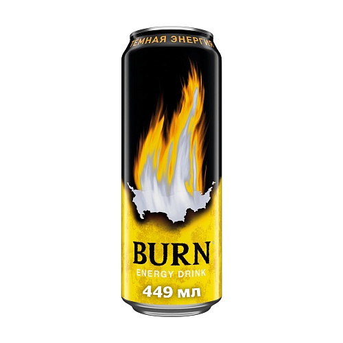 Энерг.напиток BURN Темная Энергия 0,449л ж/б (М)