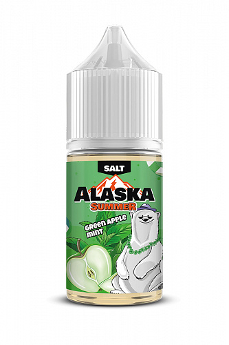 Жидкость Alaska Summer Salt - Green Apple Mint